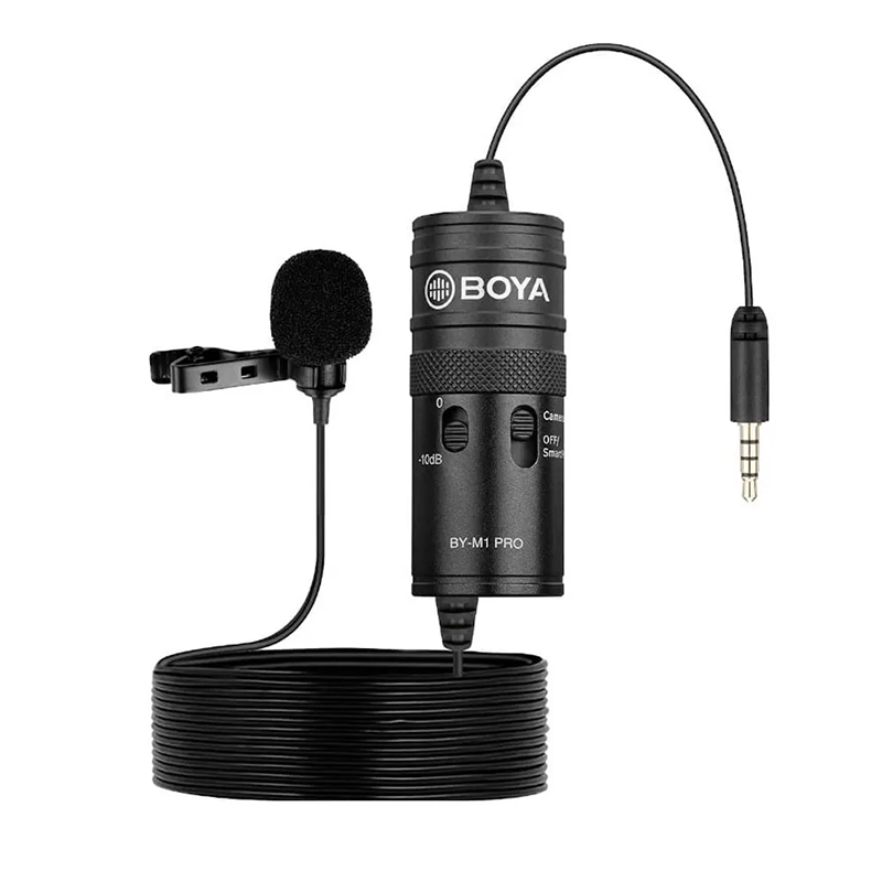 میکروفن-بویا-BOYA-BY-M1-Pro-Lavalier-Microphone